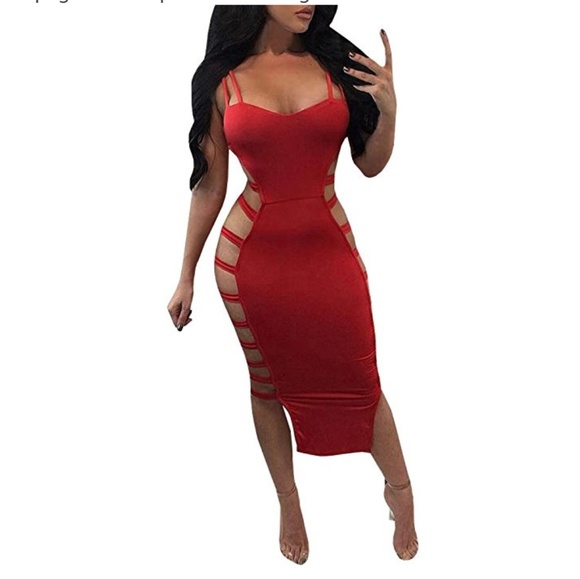 Spaghetti Strap Sexy Summer Dress - Picture 1 of 4